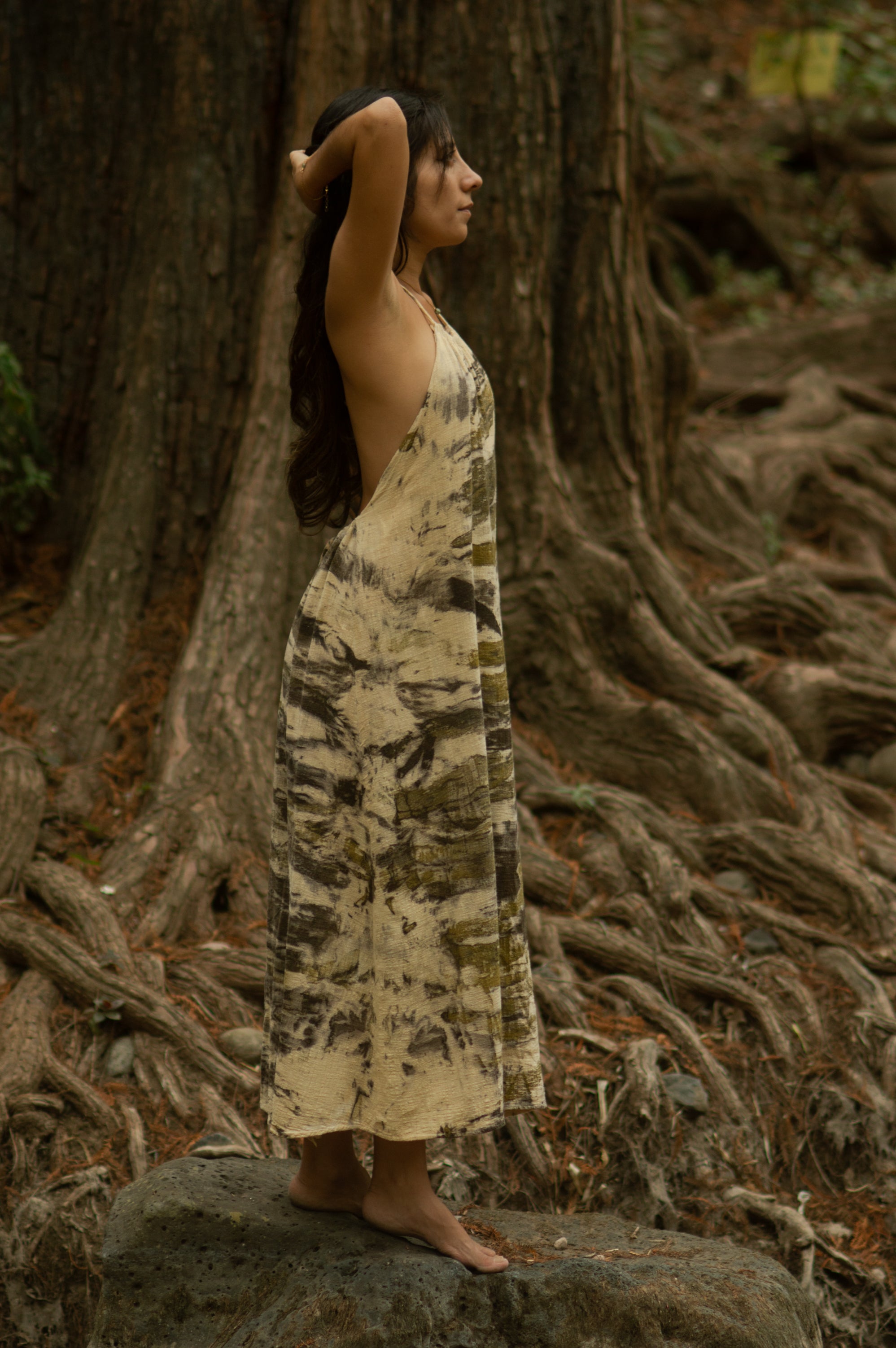 Vestido Maxi Corteza