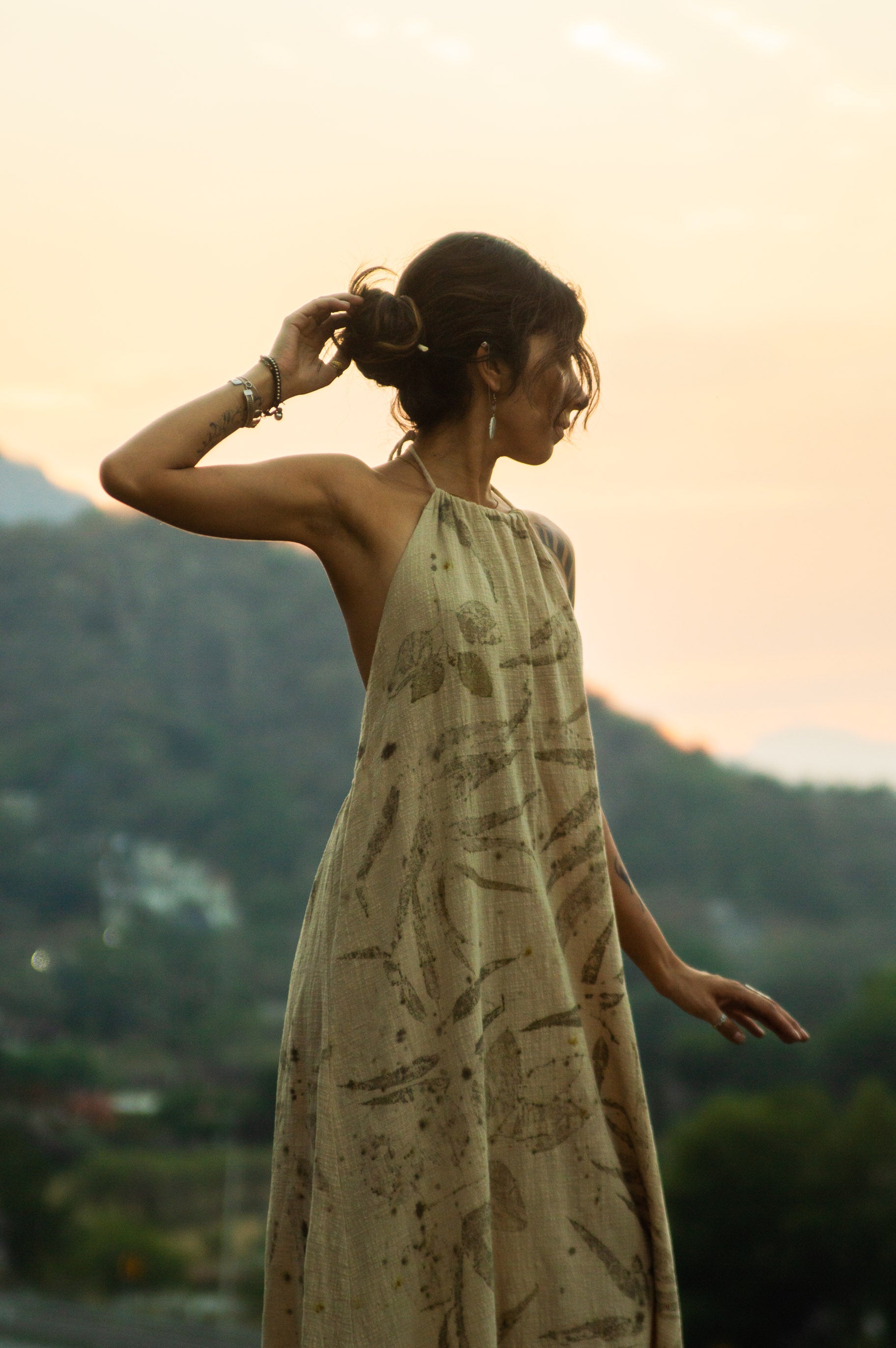 VESTIDO MAXI EUCALIPTO